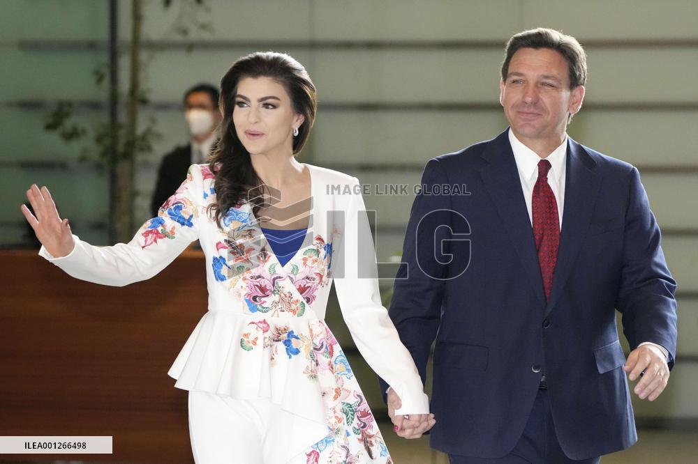 Florida Gov. DeSantis, wife in Tokyo