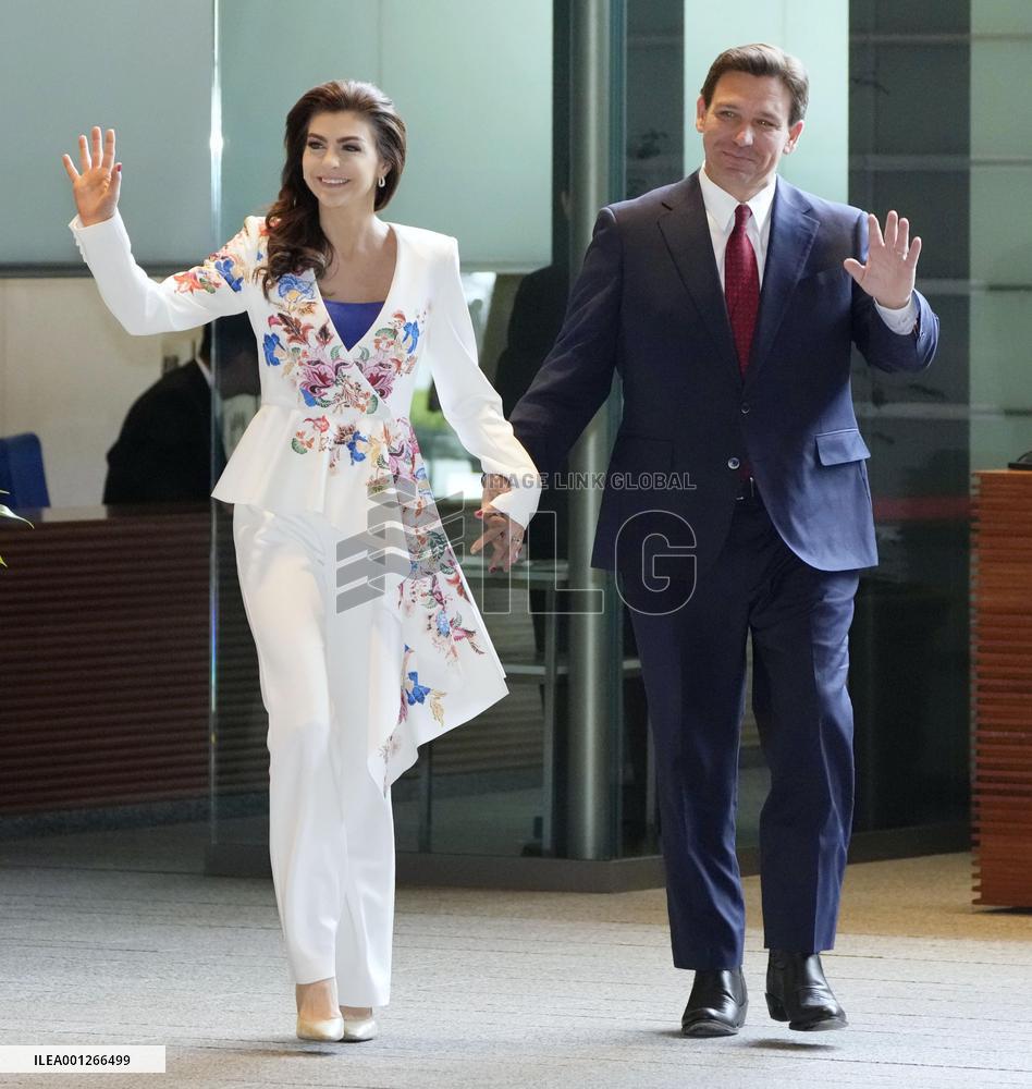 Florida Gov. DeSantis, wife in Tokyo