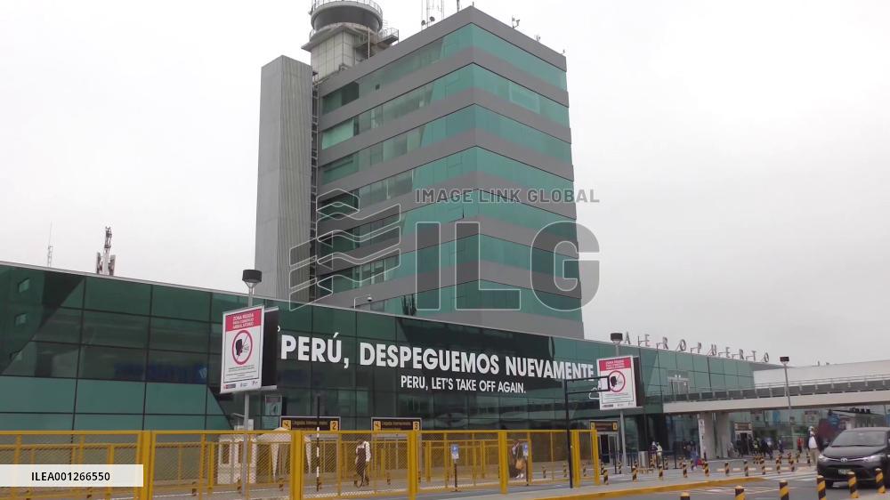 Peru's ex-president Toledo back in Lima to face graft charges