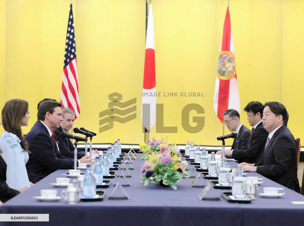 Florida Gov. Ron DeSantis in Tokyo