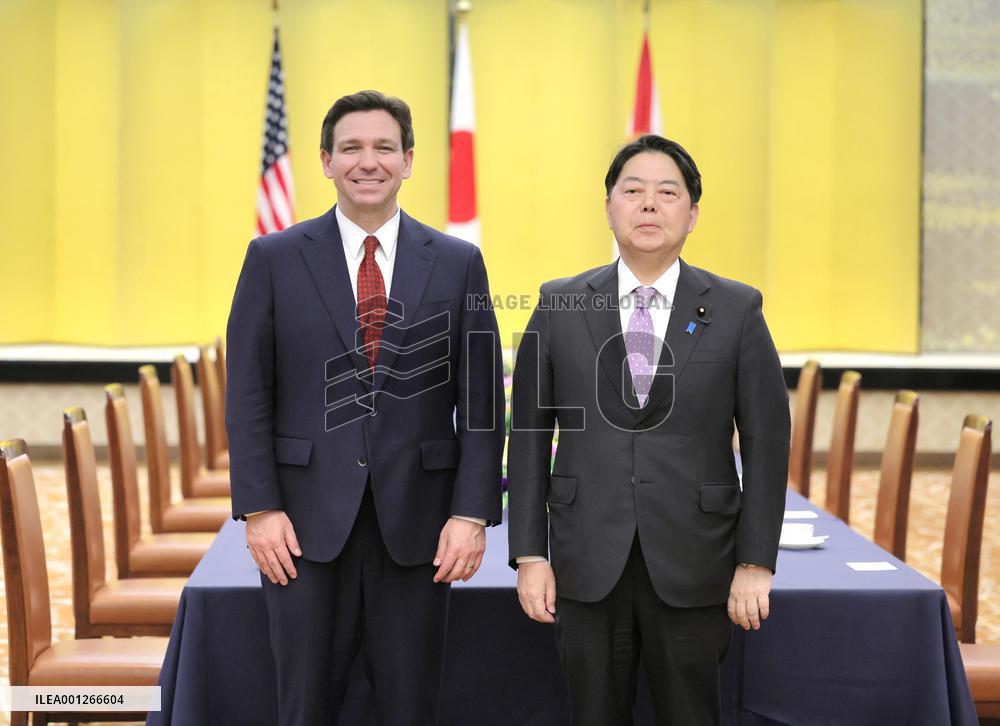 Florida Gov. Ron DeSantis in Tokyo