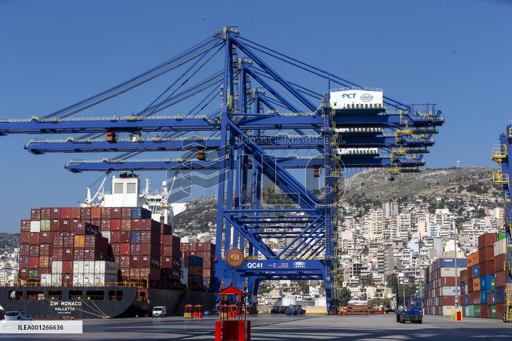 GREECE-PIRAEUS PORT-SINO-GREEK COOPERATION