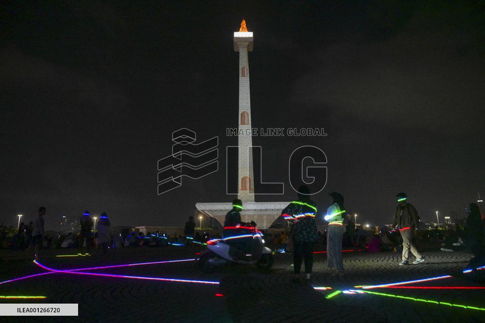 INDONESIA-JAKARTA-LIGHT SHOW