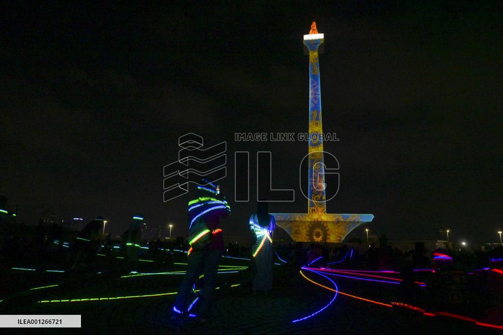 INDONESIA-JAKARTA-LIGHT SHOW