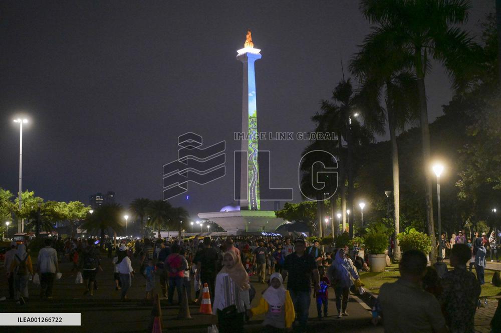 INDONESIA-JAKARTA-LIGHT SHOW