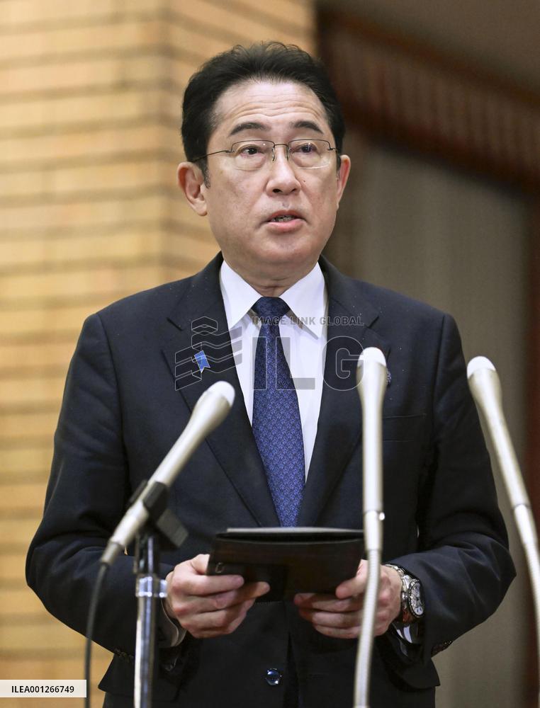 Japan PM Kishida speaks about evacuation of Japanese from Sudan
