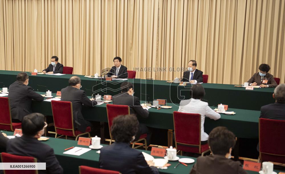 CHINA-BEIJING-WANG HUNING-MEETING (CN)