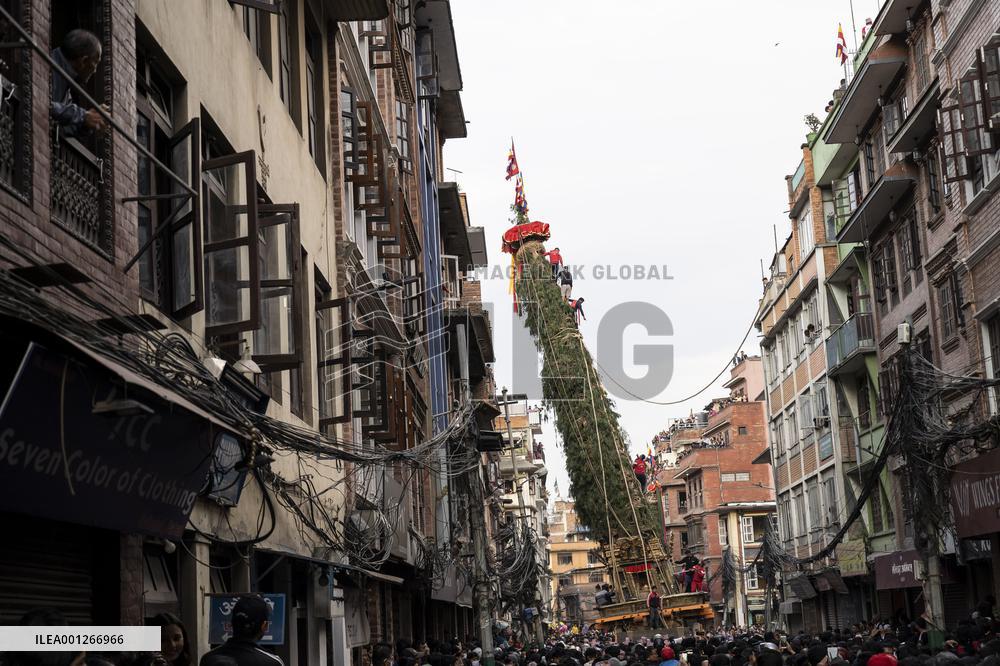 NEPAL-LALITPUR-RATO MACHINDRANATH FESTIVAL