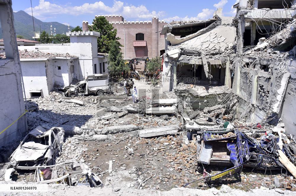 PAKISTAN-SWAT-EXPLOSIONS-DEATH TOLL