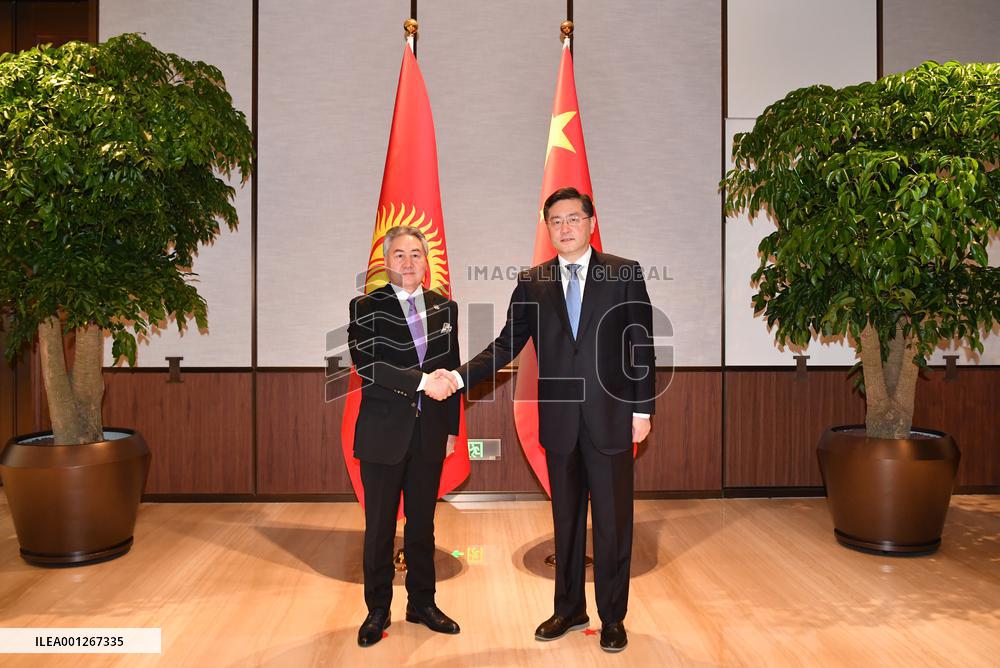 CHINA-SHAANXI-XI'AN-QIN GANG-KYRGYZSTAN-DIPLOMAT-TALKS (CN)