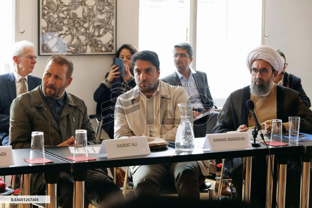 Anti-Taliban resistance leader Massoud in Vienna