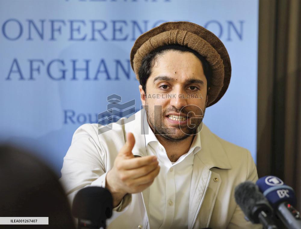Anti-Taliban resistance leader Massoud in Vienna