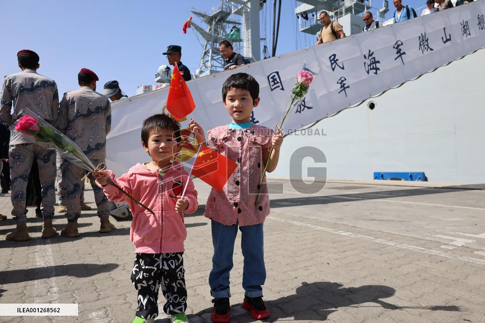 SAUDI ARABIA-JEDDAH-CHINESE NAVAL VESSELS-SUDAN-SECOND EVACUATION