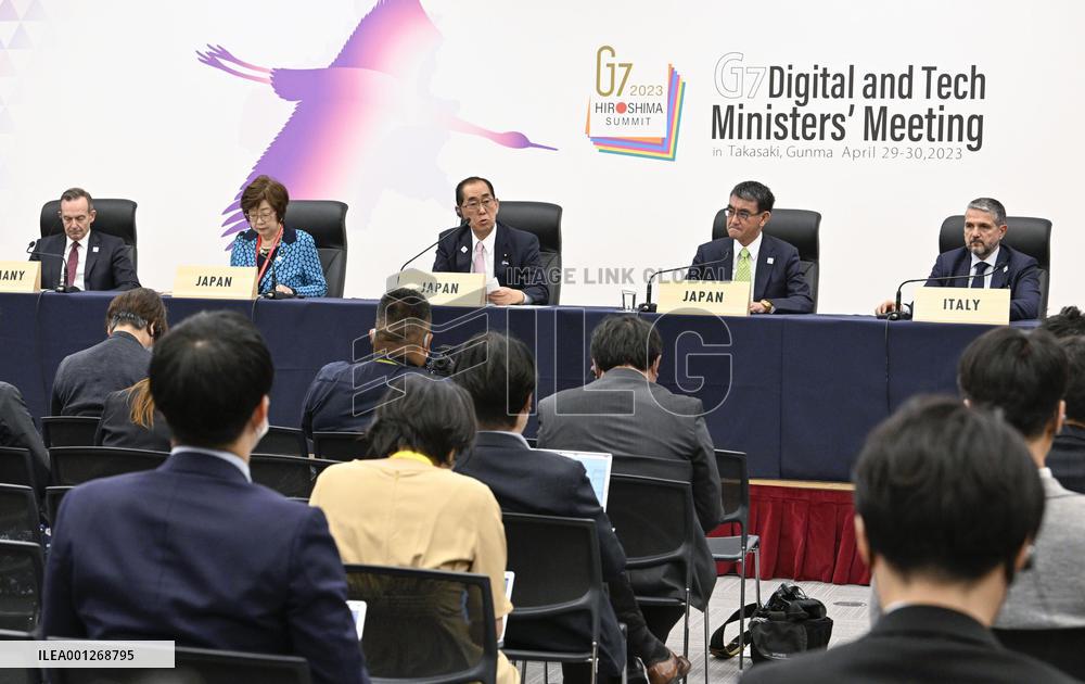 G7 digital ministers meeting in Gunma