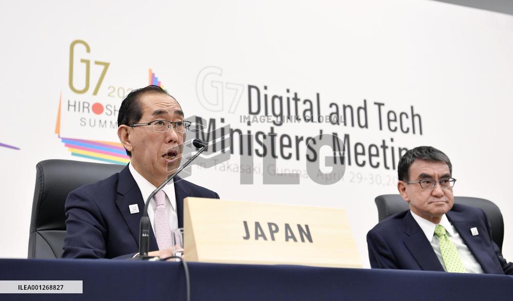 G7 digital ministers meeting in Gunma