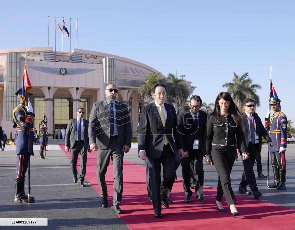 Japan PM Kishida in Egypt