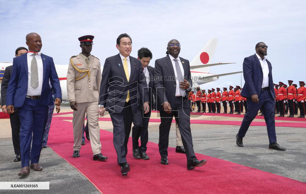 Japan PM Kishida in Ghana