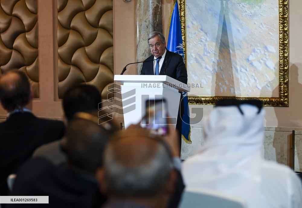 QATAR-DOHA-UN-CHIEF-AFGHANISTAN-HUMANITARIAN CRISIS