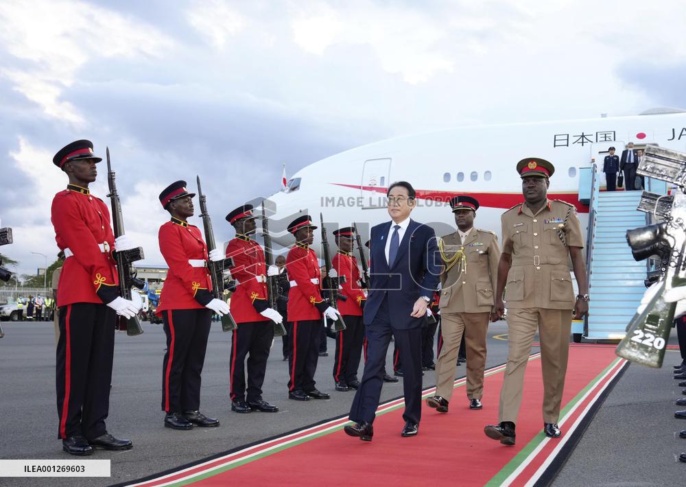 Japan PM Kishida in Kenya