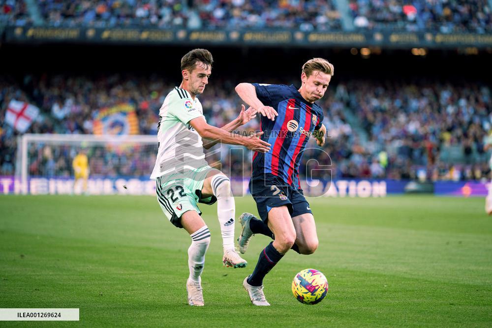 (SP)SPAIN-BARCELONA-FOOTBALL-SPANISH LEAGUE-BARCELONA VS CA OSASUNA