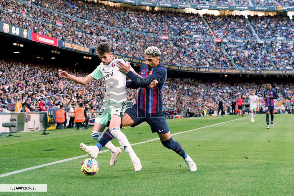 (SP)SPAIN-BARCELONA-FOOTBALL-SPANISH LEAGUE-BARCELONA VS CA OSASUNA