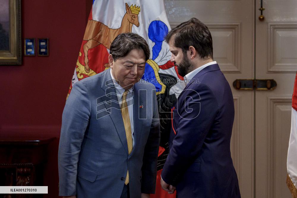 Minister of Foreign Affairs of Japan Yoshimasa Hayashi Visits Ch