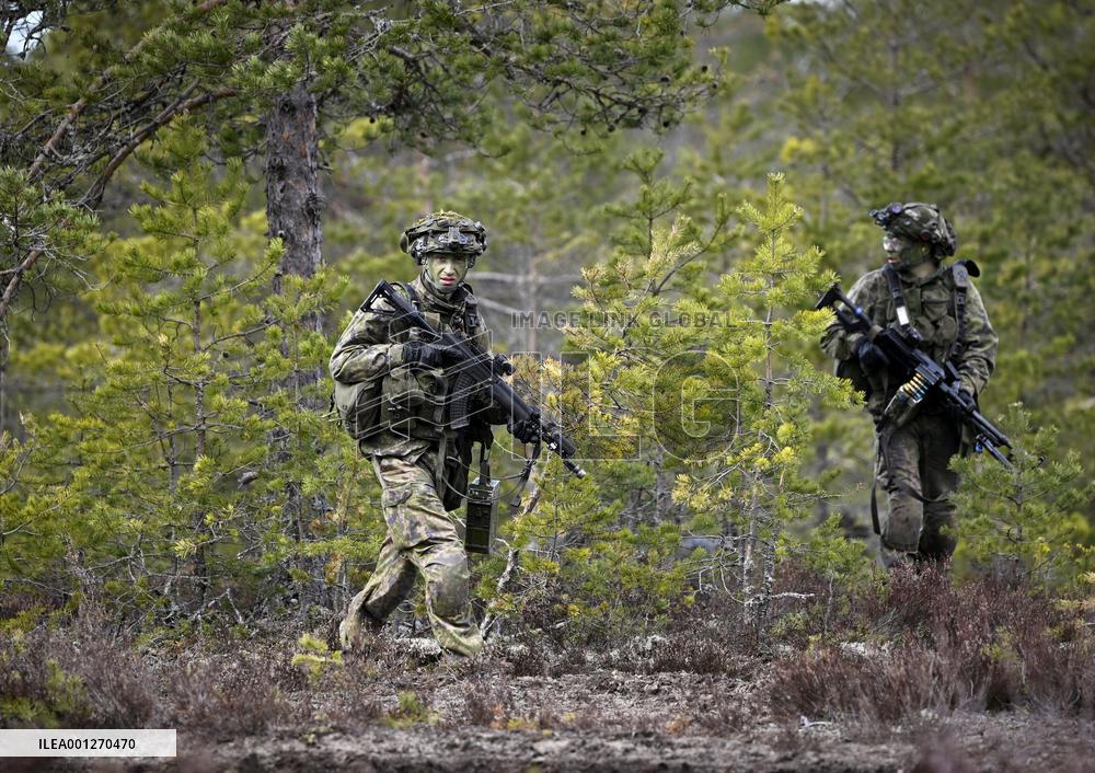 Finnish Army mechanized exercise Arrow 23