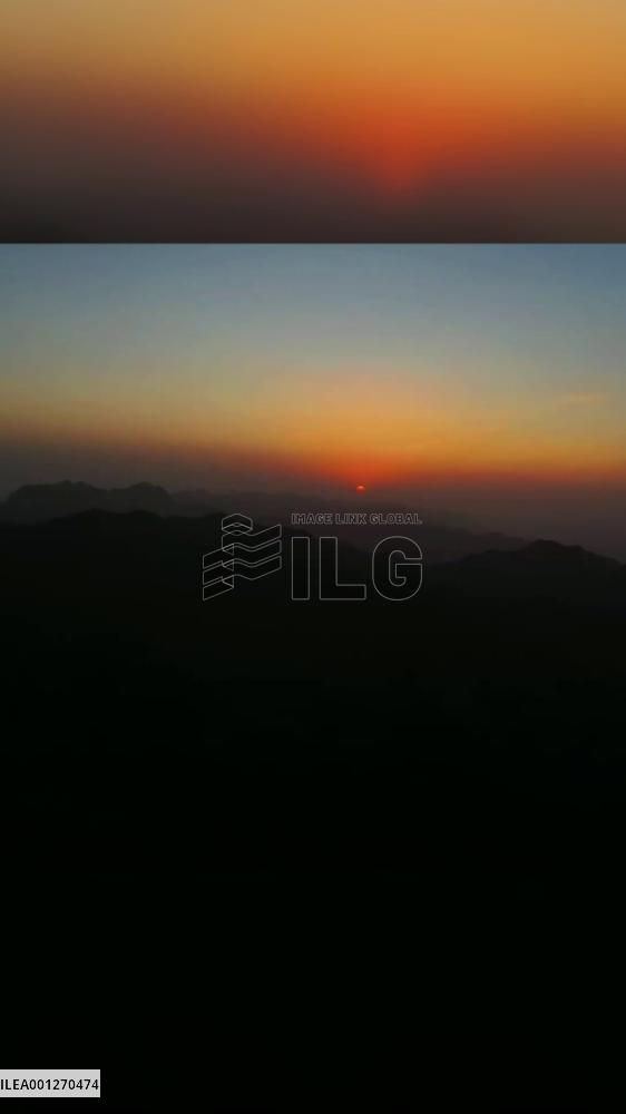 A glimpse of "Sky Road" in Taihang Mountains in N China