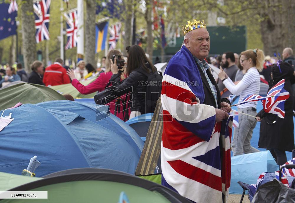 London on eve of king's coronation