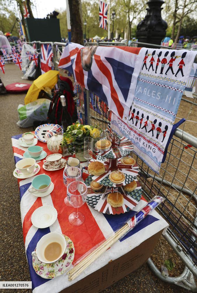 London on eve of king's coronation