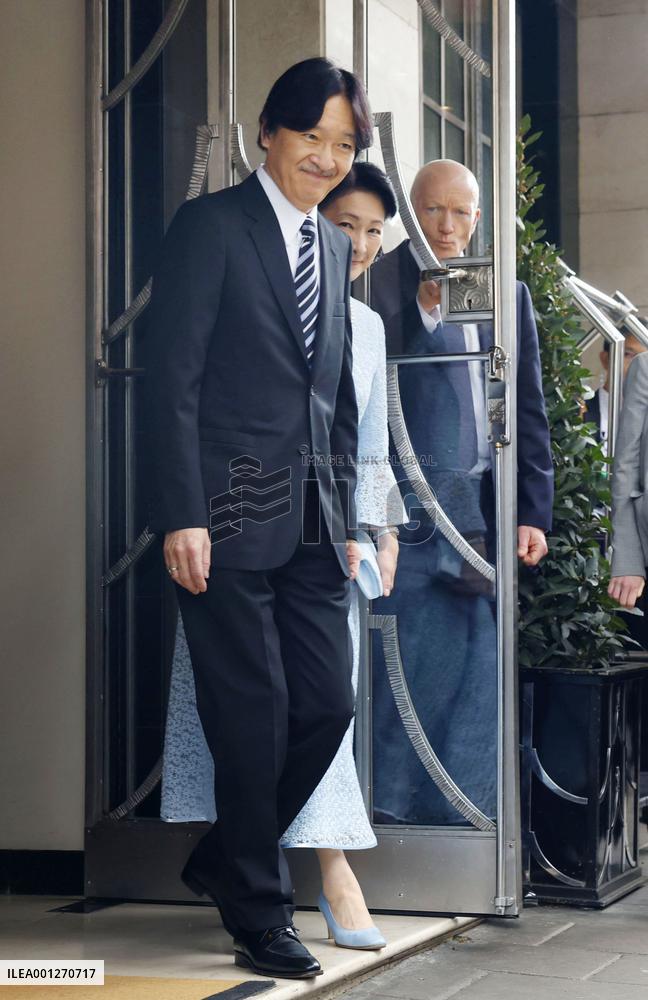 Japan crown prince in London