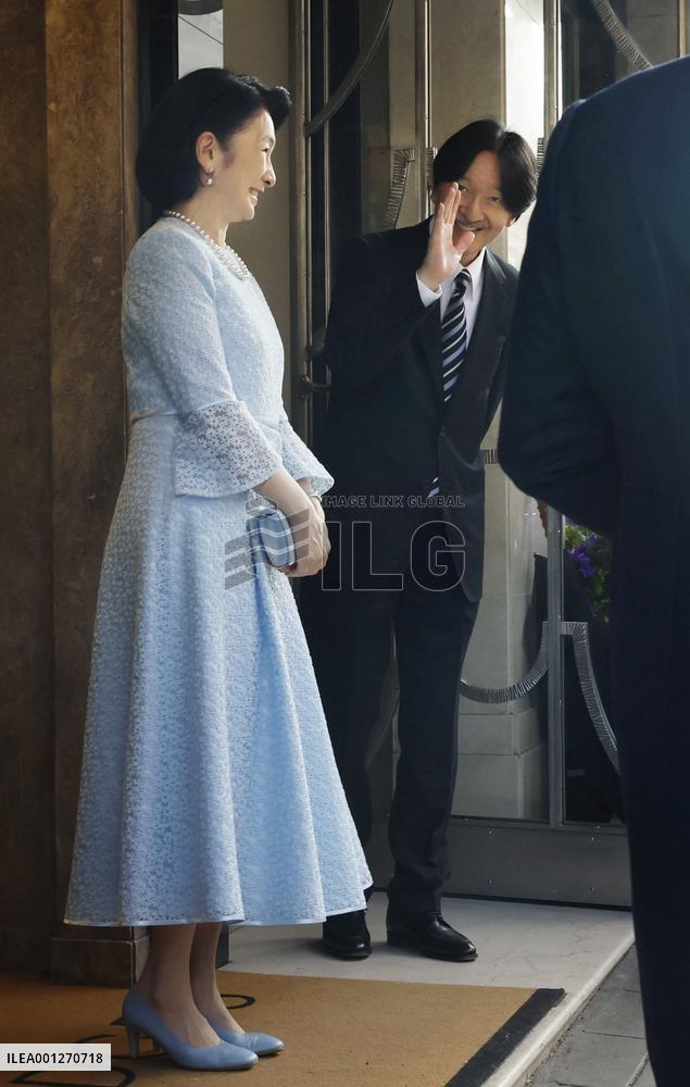 Japan crown prince in London