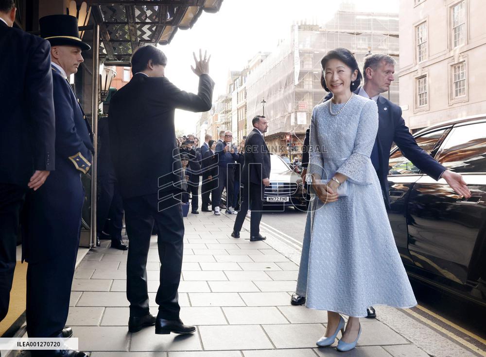 Japan crown prince in London