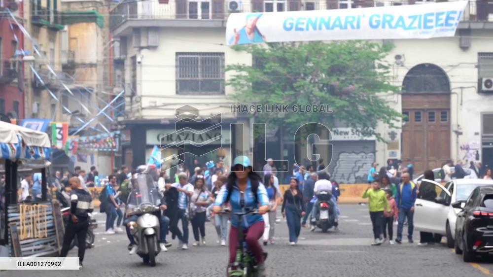 Naples erupts in celebration for SSC Napoli's first Serie A title since 1990