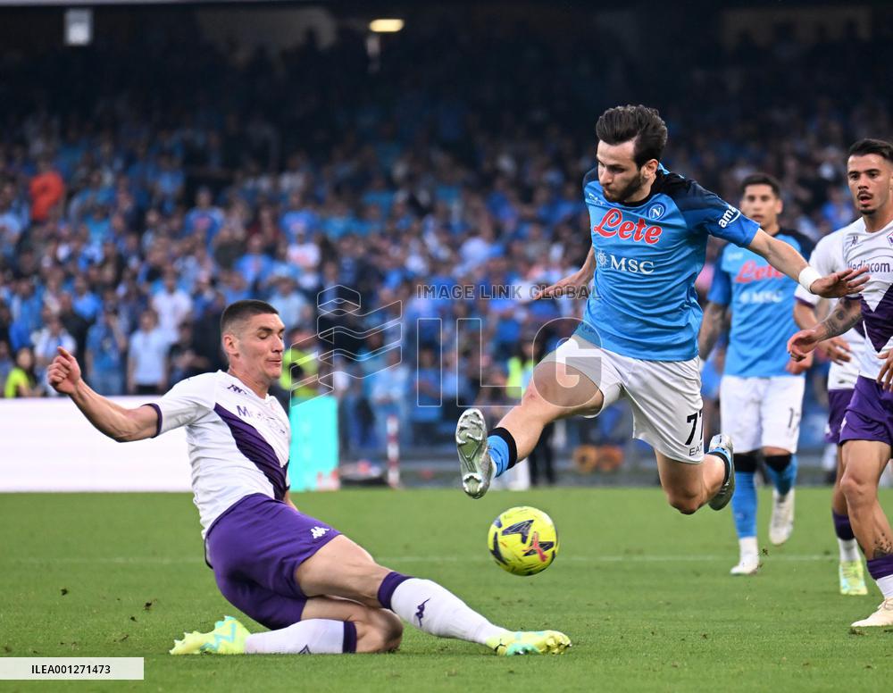 (SP)ITALY-NAPLES-FOOTBALL-SERIE A-NAPOLI VS FIORENTINA