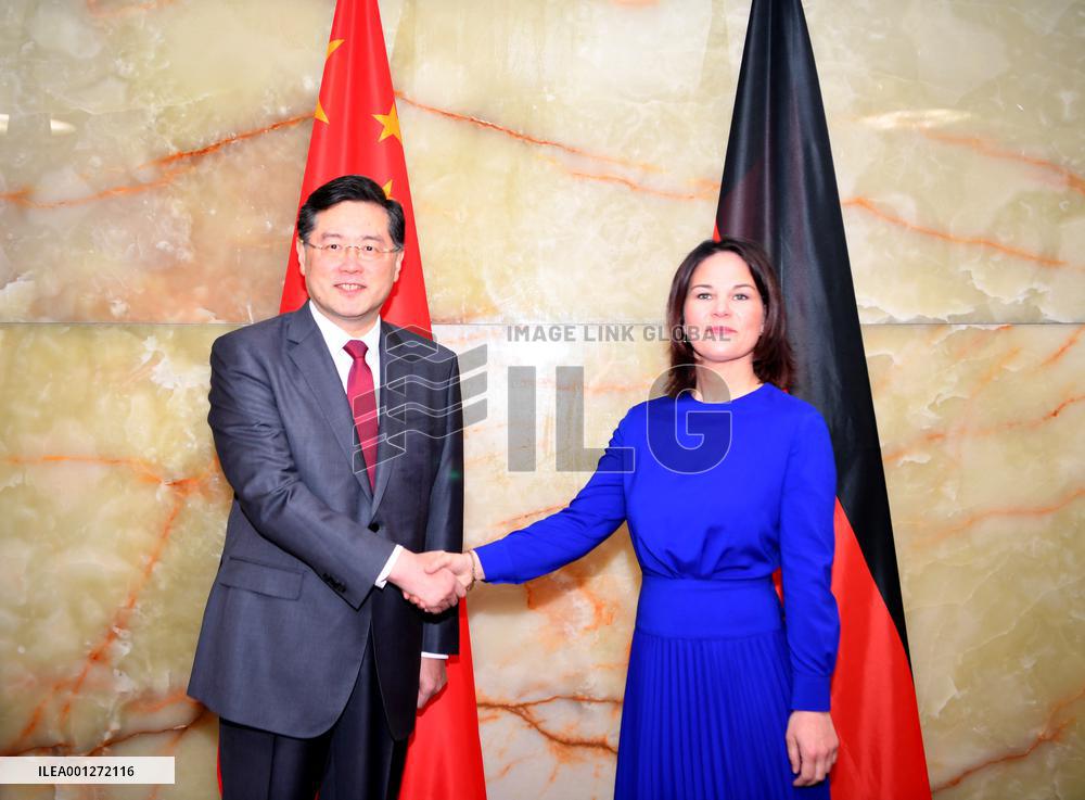 GERMANY-BERLIN-CHINA-QIN GANG-GERMANY-FM-MEETING