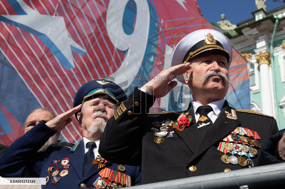 RUSSIA-ST. PETERSBURG-VICTORY DAY-PARADE