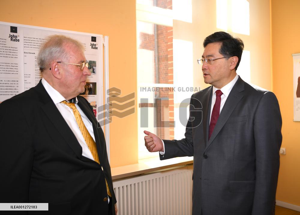 GERMANY-BERLIN-QIN GANG-CONFUCIUS INSTITUTE-VISIT