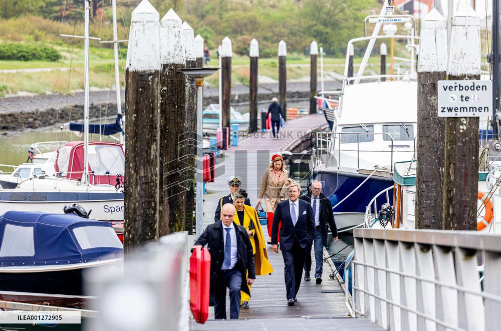 Dutch Royals Visit To The Wadden Islands