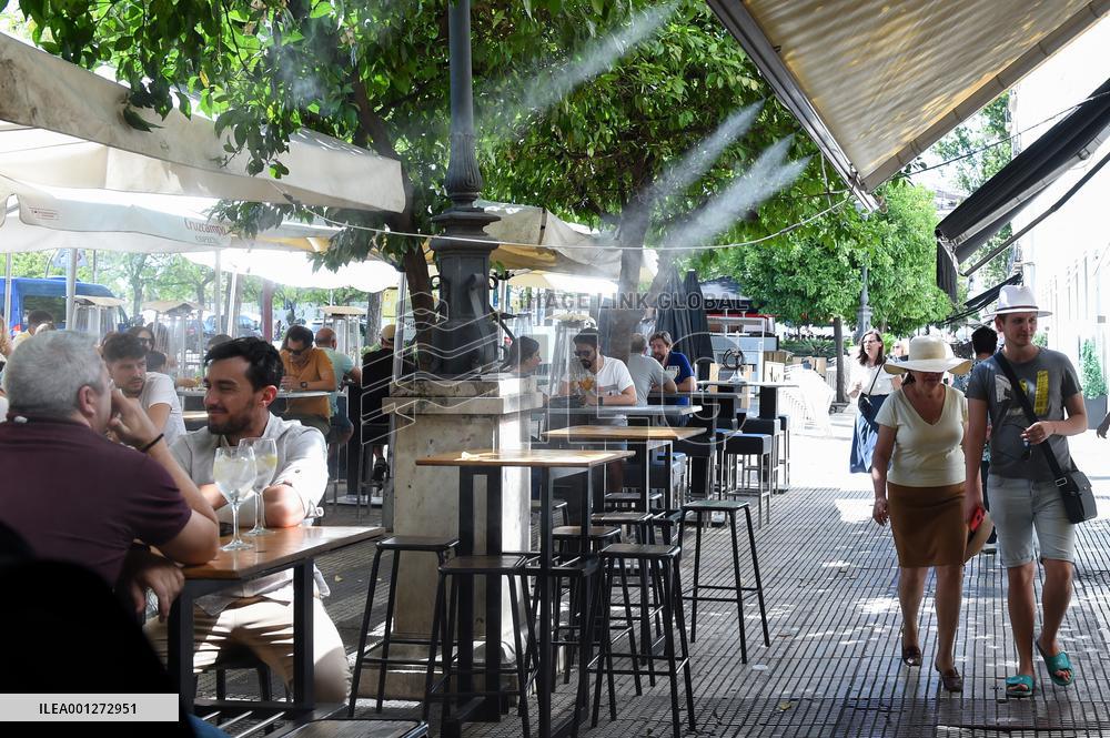 SPAIN-SEVILLA-HEAT-DROUGHT