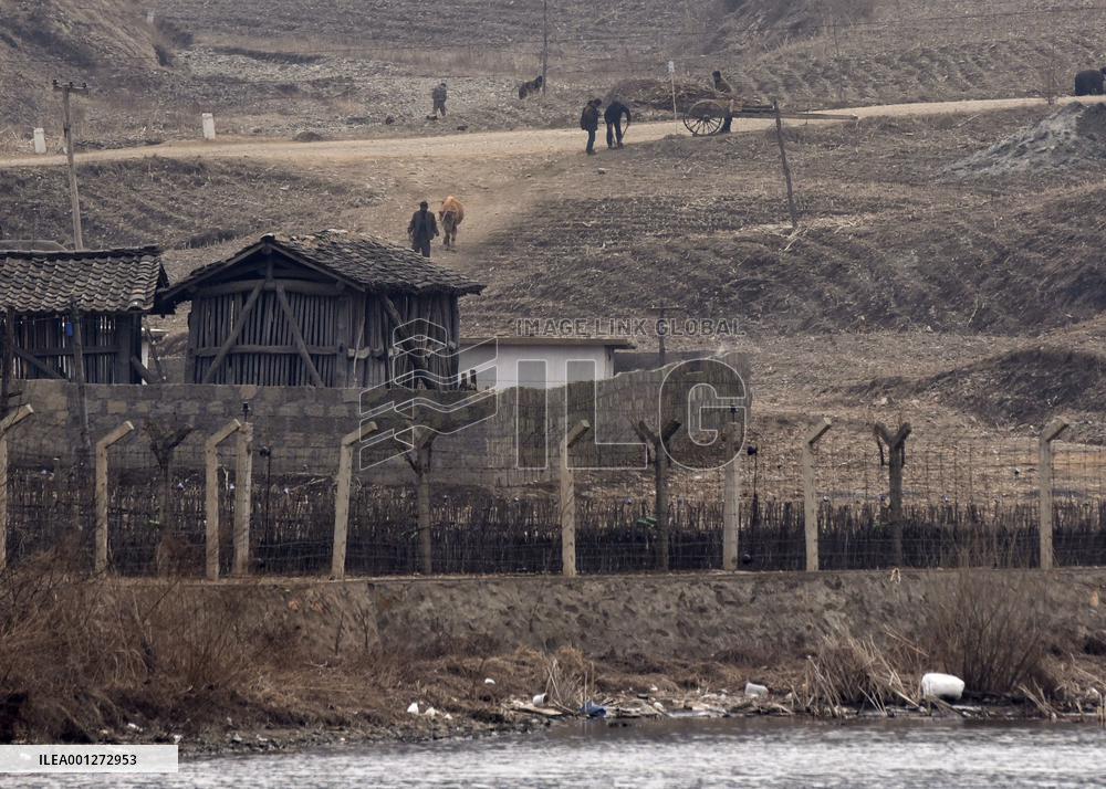 N. Korean border area with China