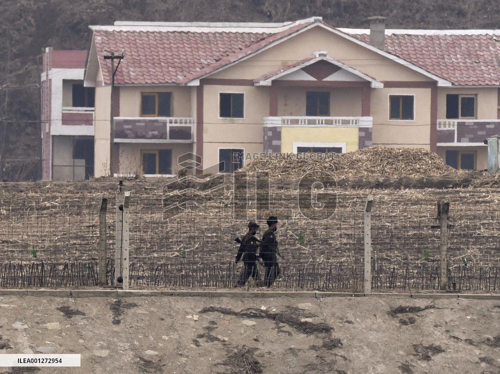 N. Korean border area with China