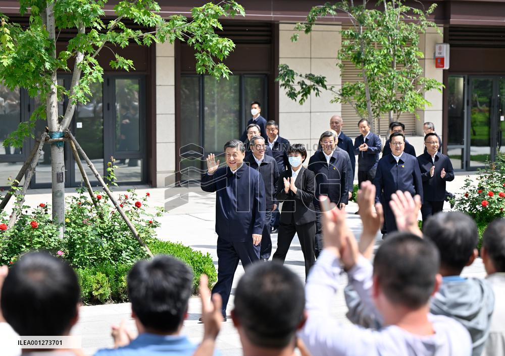 CHINA-HEBEI-XIONG'AN-XI JINPING-INSPECTION (CN)