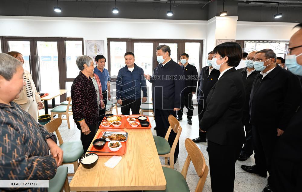 CHINA-HEBEI-XIONG'AN-XI JINPING-INSPECTION (CN)