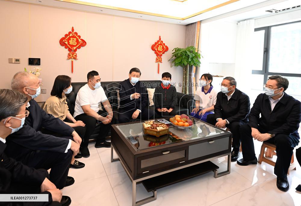CHINA-HEBEI-XIONG'AN-XI JINPING-INSPECTION (CN)