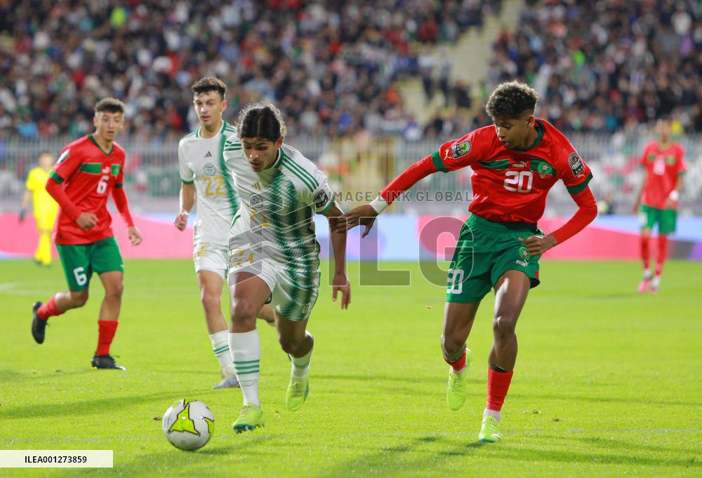 (SP)ALGERIA-CONSTANTINE-FOOTBALL-U17 AFRICA CUP OF NATIONS-QUARTERFINAL-MOROCCO VS ALGERIA