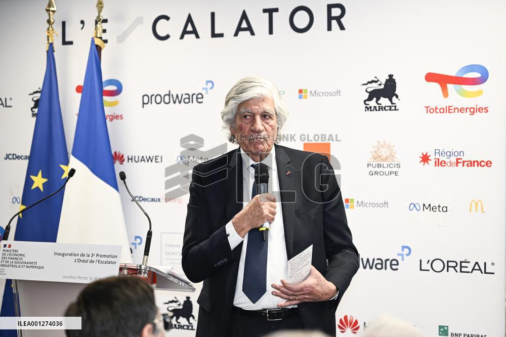 Inauguration Of The New Class Of l’Escalator - Levallois