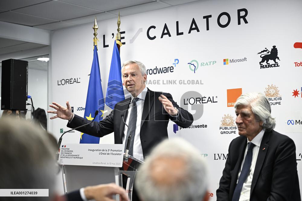 Inauguration Of The New Class Of l’Escalator - Levallois