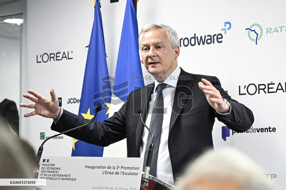 Inauguration Of The New Class Of l’Escalator - Levallois