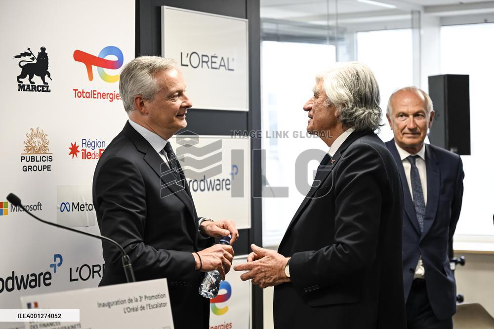 Inauguration Of The New Class Of l’Escalator - Levallois